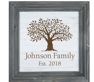 P Graham dunn White & Gray Framed sign