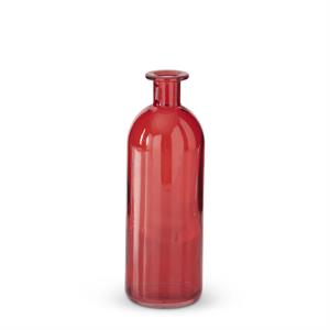 Red Glass Bottles Assorted
