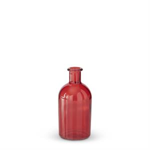 Red Glass Bottles Assorted