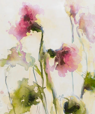 Soft Flowers 4 Canvas 8" X 10"