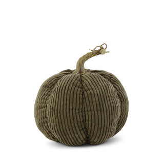 Medium Khaki Green Corduroy Pumpkin
