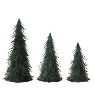 Wispy Green Feather Cone Tree Assorted