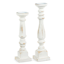 Load image into Gallery viewer, Distressed White Candle Holder Assorted
