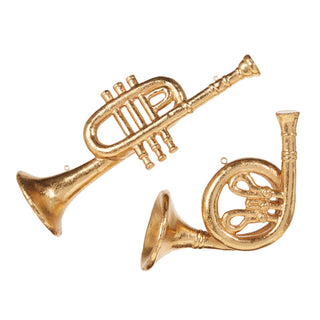 Trumpet or French Horn Ornament Assorted