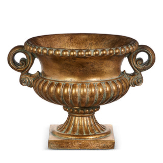 12" Distressed Handled Urn