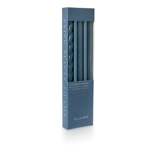 Blue Taper Candle Pack
