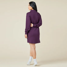 Load image into Gallery viewer, Softies DreamTech 35&quot; 1/4 Zip Tunic Lounger in Fig
