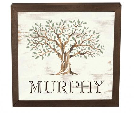 P Graham Dunn Tree Framed Sign
