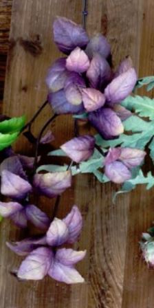 Crafted Dark Basil Stem