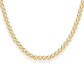 Classic 14K Gold Filled Ball Beaded Choker 5mm
