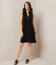 Load image into Gallery viewer, Karen Kane Sleeveless Zip-Up Travel Dress in Black
