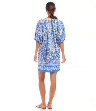 Load image into Gallery viewer, Karen Kane Puff Sleeve Peasant Dress, Floral Paisley
