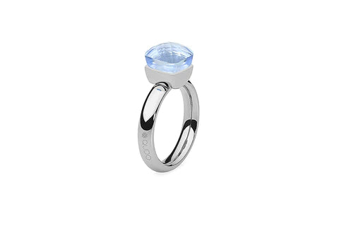 QUDO Silver Firenze Hellblau Ring