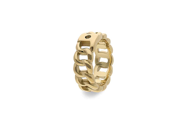 QUDO Gold Liberi Basic Ring