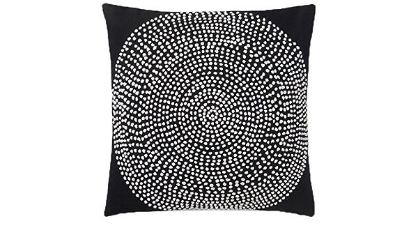 Black & White Circle Pillow