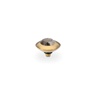 QUDO 9mm Gold Tondo Top in Black Patina