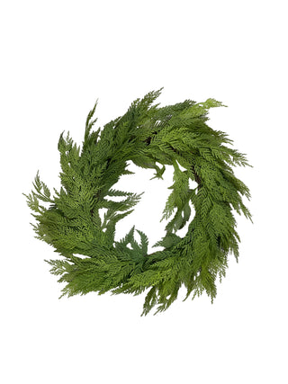 Real Touch Cedar Wreath 24"
