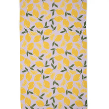 Load image into Gallery viewer, Geometry Sweet Lemon Tea Towel
