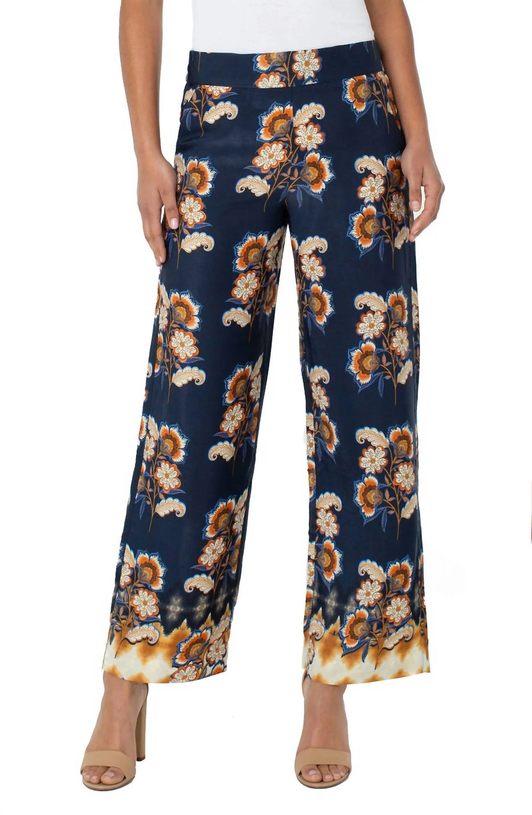 Liverpool Floral Pull on Pants