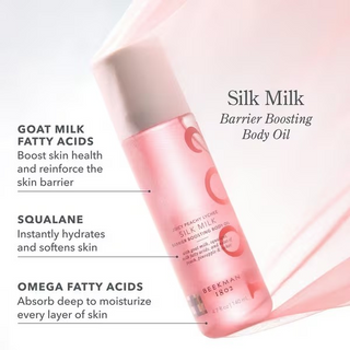 Beekman Juicy Peachy Lychee Silk Milk Barrier Boosting Body Oil