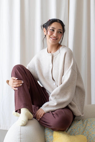 Juniper Cardigan in Oatmeal