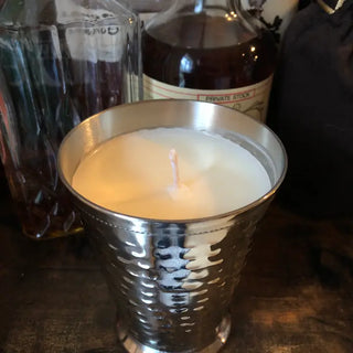 Kentucky Derby Mint Julep Cup Candle
