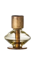 Glass & Metal Taper Holder Assorted
