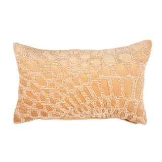 Alden Lumbar Embroidered Pillow, Gold