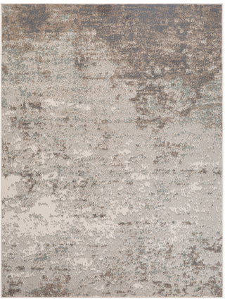 A small rectangular area rug with a gray color and a textured, rugged texture. Alpine Gray Small Rug