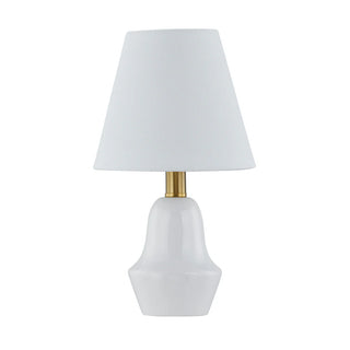 Andi Mini Lamp white gold ceramic