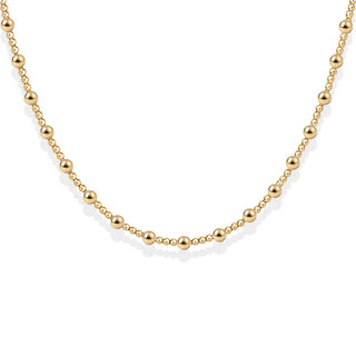 Angelina 14K Gold Filled Ball Beaded Choker