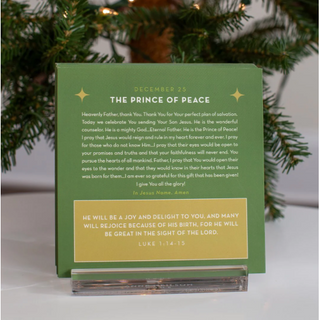 Anne Neilson 25 Days of Prayer and Scripture with Acrylic Stand