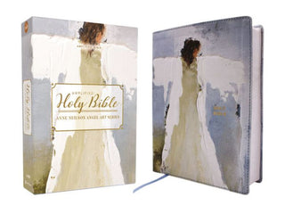 Anne Neilson Angel Art Series Amplified Holy Bible, Blue Leathersoft