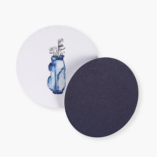 Anne Neilson Golf (Driven By Faith) Coaster blue navy