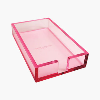 Anne Neilson Pink Acrylic Guest Towel Tray