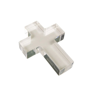Anne Neilson Small Clear Cross Acrylic Weight