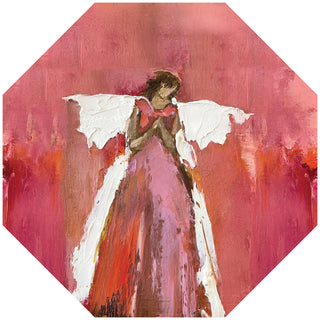 Anne Neilson Splendor of His Love Placemat red pink angel
