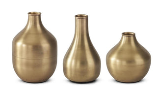 Antique Gold Vase Taper Candleholder Assorted