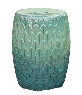Aquamarine Garden Stool