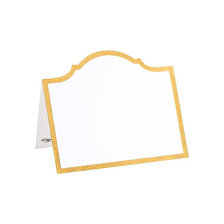 Arch Gold Foil Place Card Gallery Die-Cut white