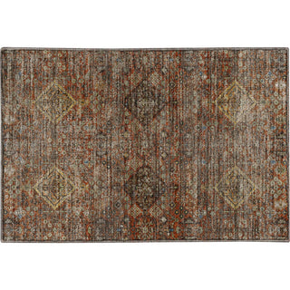Aristo AR1 Paprika Rug 8' x 10' made in the USA UV stabilized stable indoor or outdoor brown fudge chocolate copper navy