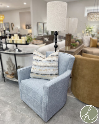Aster Swivel Chair in Cloud
