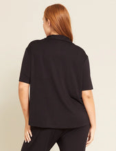 Load image into Gallery viewer, Boody Black Goodnight Short Sleeve Sleep Shirt
