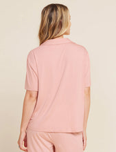 Load image into Gallery viewer, Boody Dusty Pink Goodnight Short Sleeve Sleep Shirt
