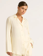 Load image into Gallery viewer, Boody Pearl Vegan Silk Long Sleeve Sleep Shirt
