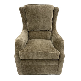 King Hickory Writer Swivel Chair in Pitt Mocha