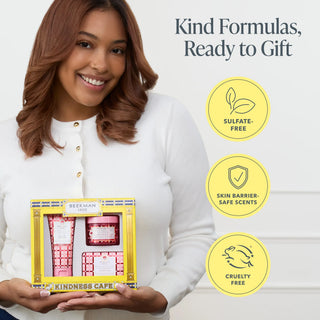 Beekman White Chocolate Strawberry Kindness Cafe Bodycare Trio