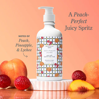 Beekman Juicy Peachy Lychee Hand & Body Wash