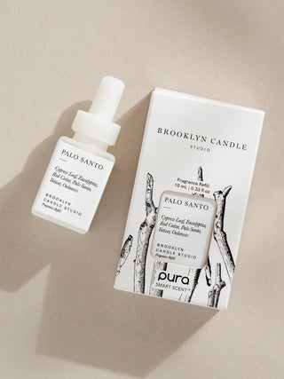 PURA Palo Santo Smart Vial, by brooklyn candle studio 