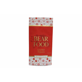 Bear Food Large White Chocolate Peppermint Gourmet Popcorn